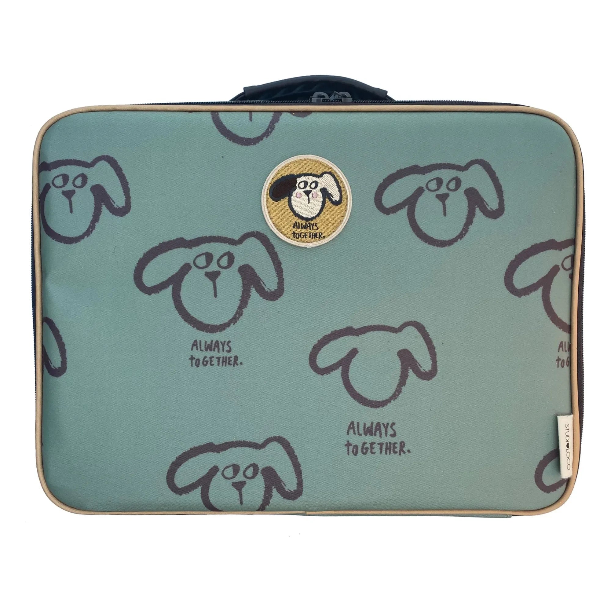 Studio Loco - Dog suitcase | Grey Blue