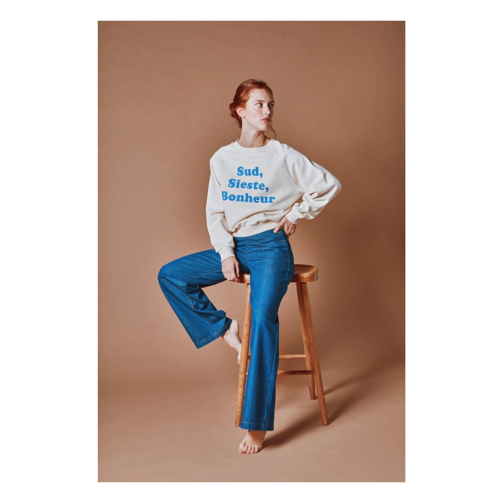 Emile et Ida - Sweat Message Organic Cotton | Cream