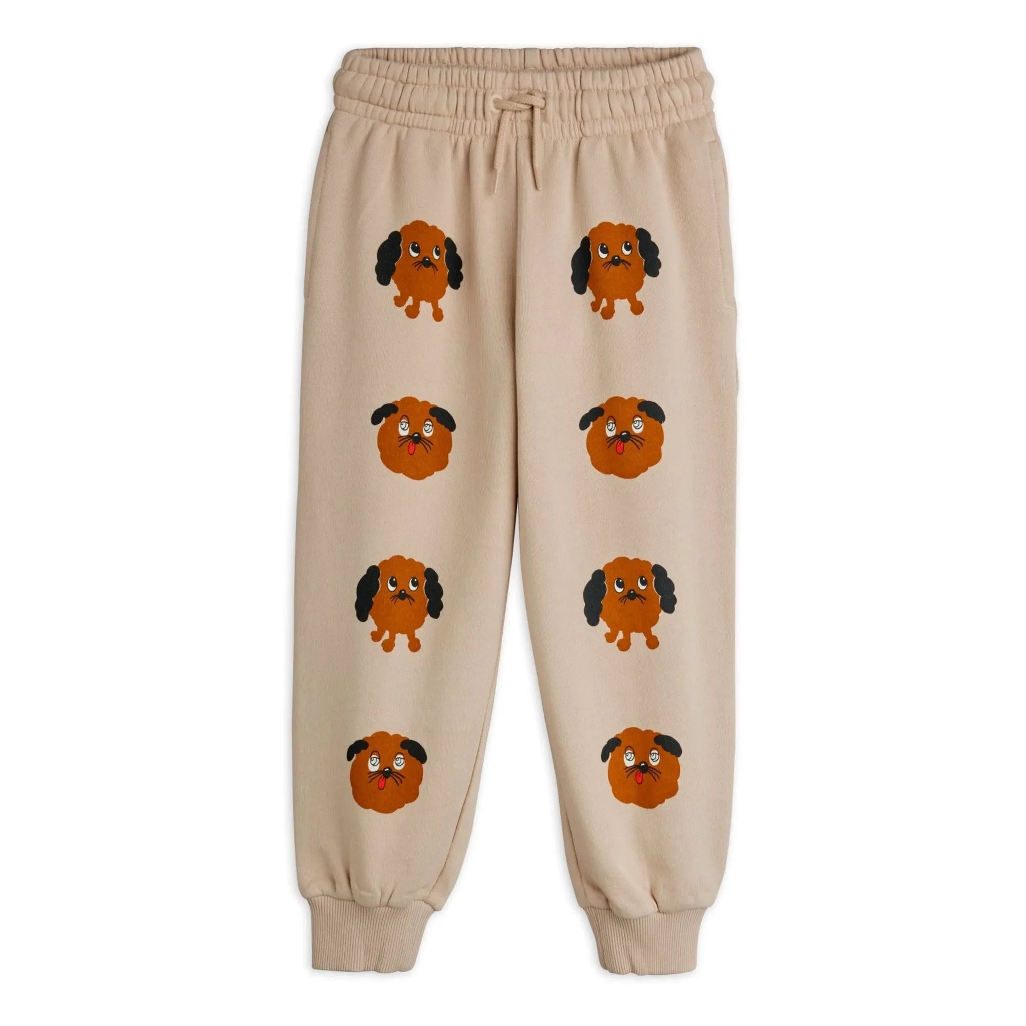 Mini Rodini - Doggies Organic Cotton Jogger | Grey Melange