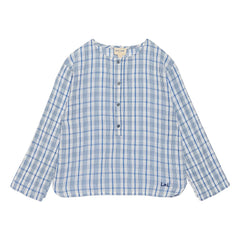 Louis Louise - Kurta Uncle Checkered | Blue