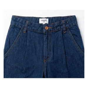 Finger in the nose - Bermuda Shorts Denim Tate | Dark Blue