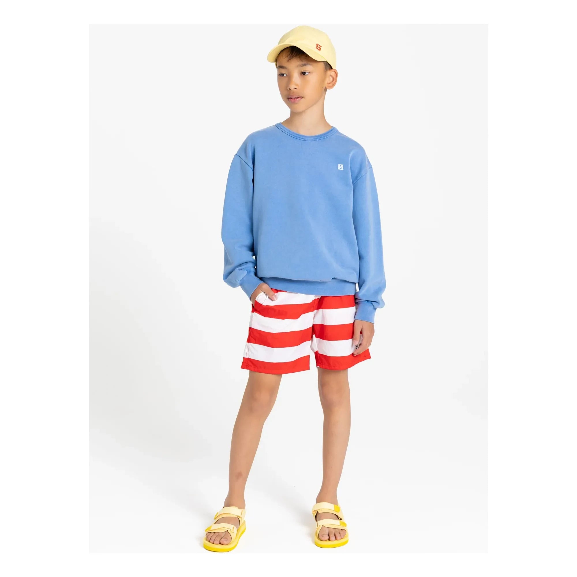 Smallable Kid - Arlo Organic Cotton Sweatshirt | Royal Blue