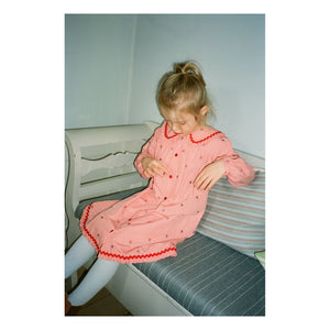 Flöss - Sonja Vichy Elbise | Pembe