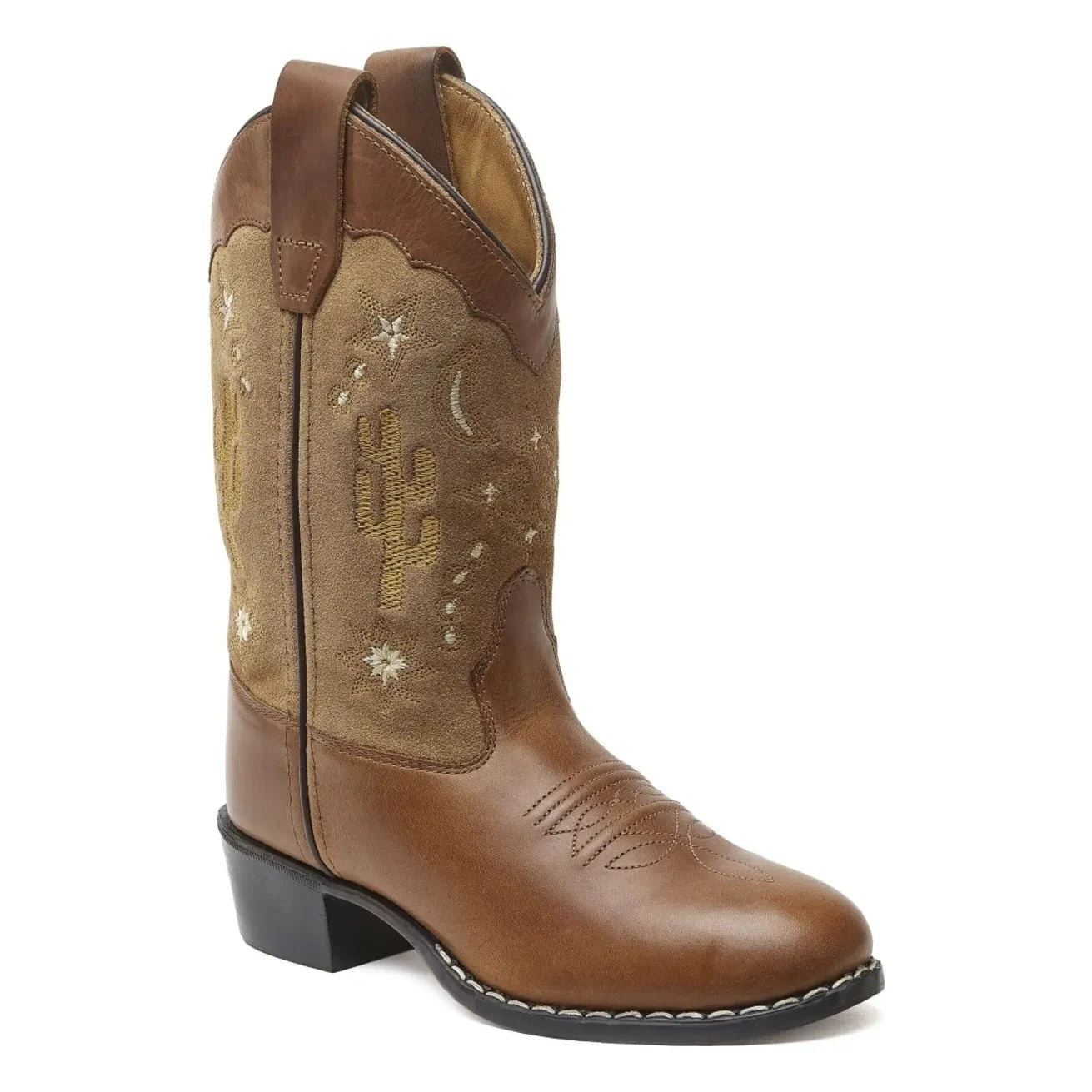 Bootstock - Yucca Leather Santiags | Brown