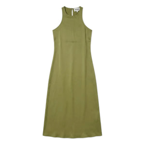 Smallable Woman - Zelie Satin Dress | Anise Green