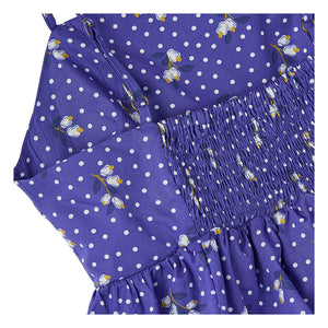 Fabula - Blue Polka Dot Ruffled Ball