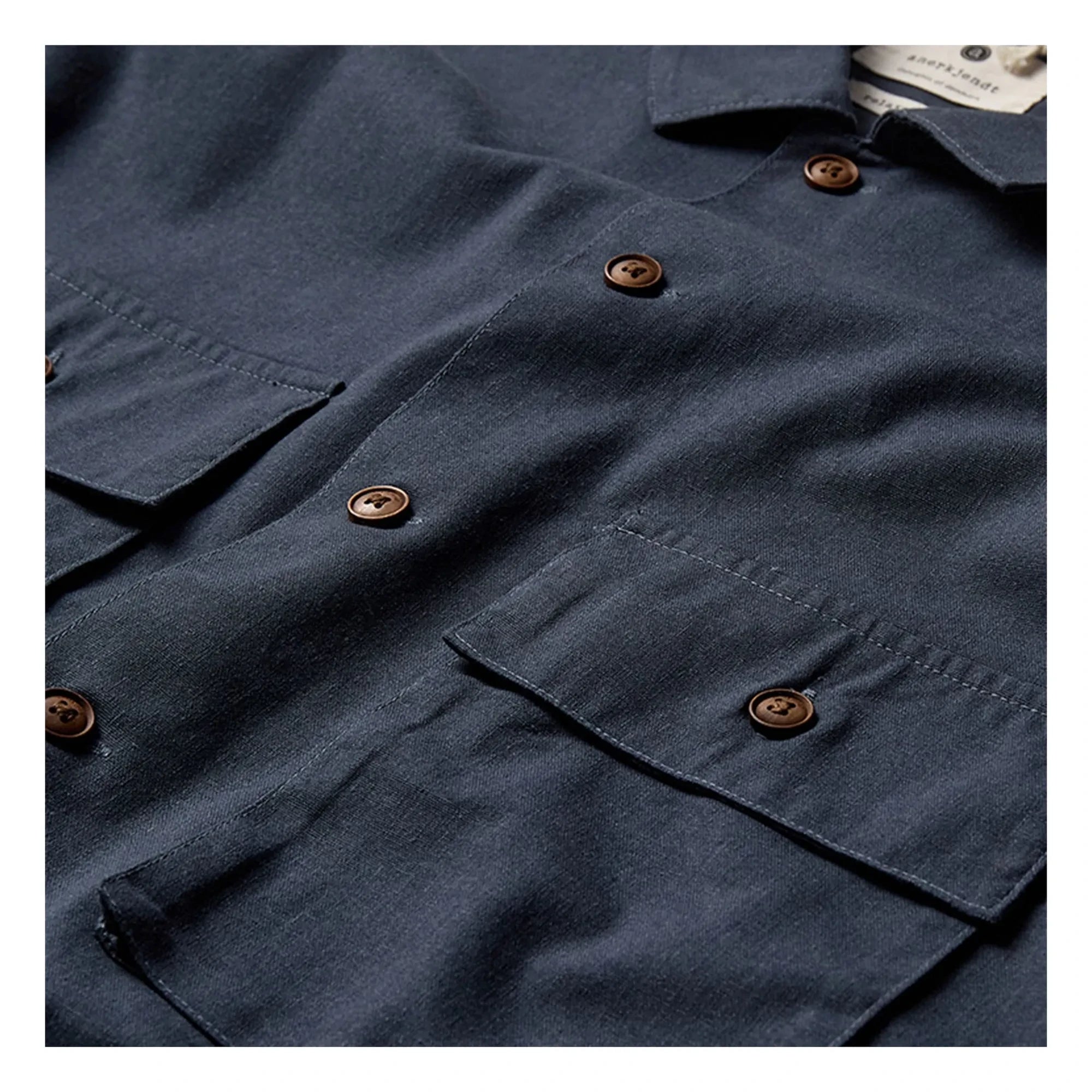 Anerkjendt - Akotto Linen Shirt | Indigo