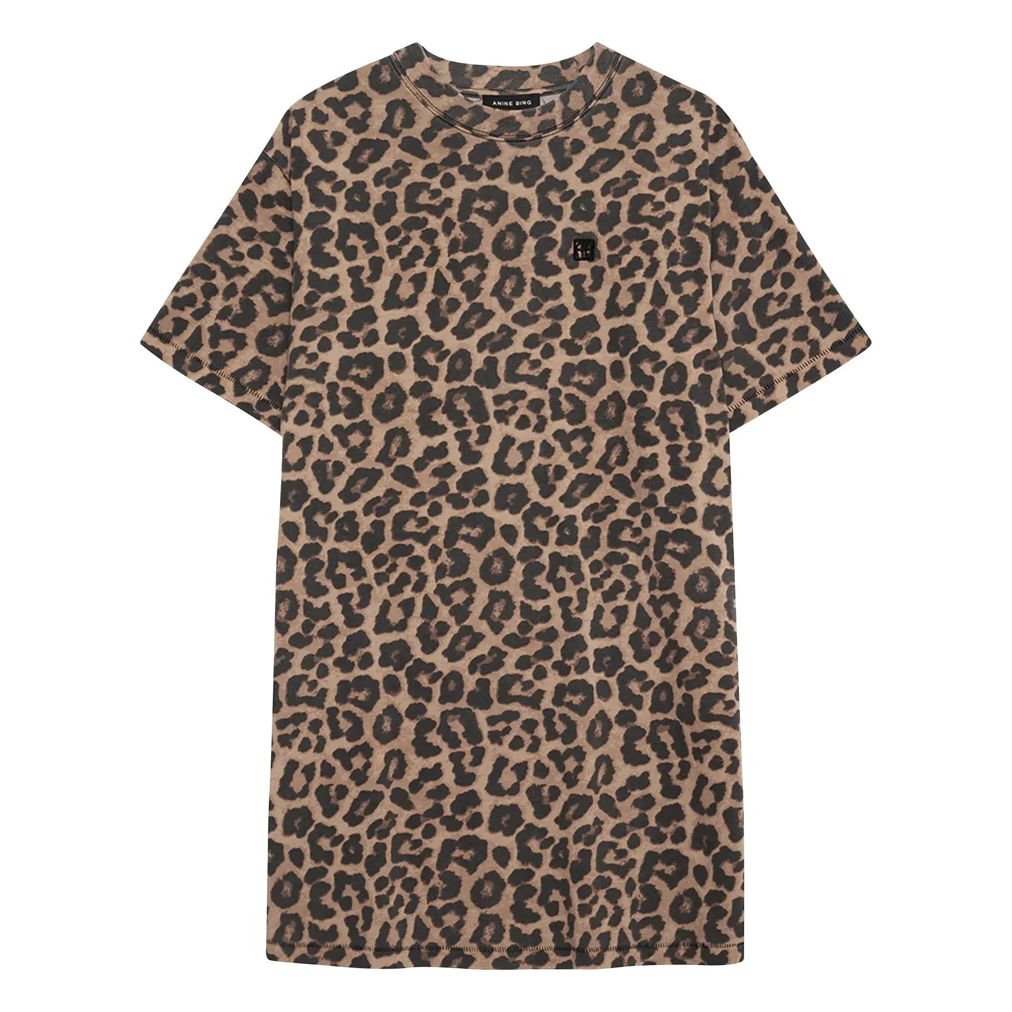 Anine Bing - Beth Leopar Elbise | Kahverengi