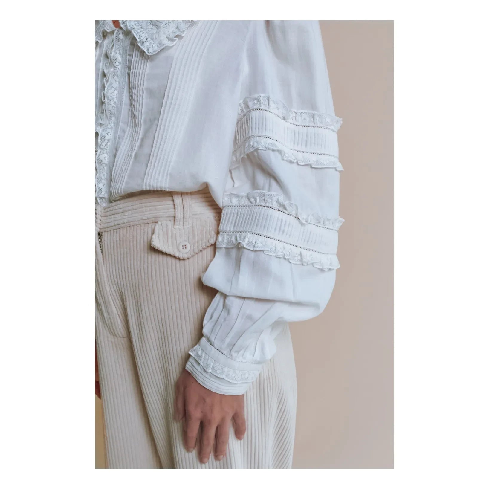 Emile et Ida - Vintage Ecume Bluz | Ekru
