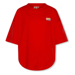AO76 - Oversized T-shirt True Sunseeker Recycled Cotton | Red