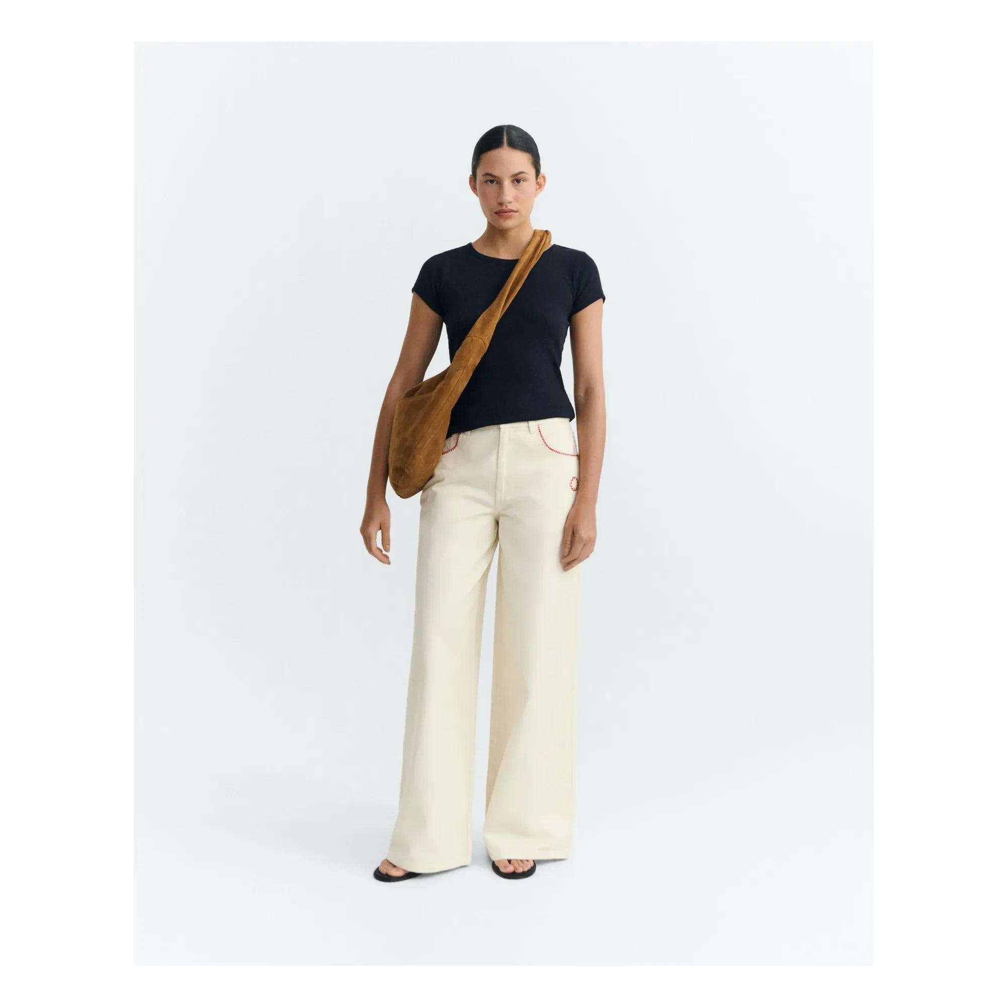 Thinking Mu - Hedda Organic Cotton Pants | Ecru
