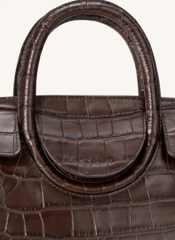 Staud - Maude Mini Carryall Bag | Dark Brown
