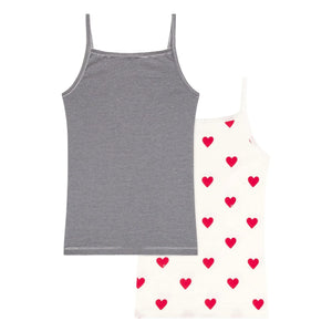 Petit Bateau - Tank Top Set of 2 - Women's Collection | White