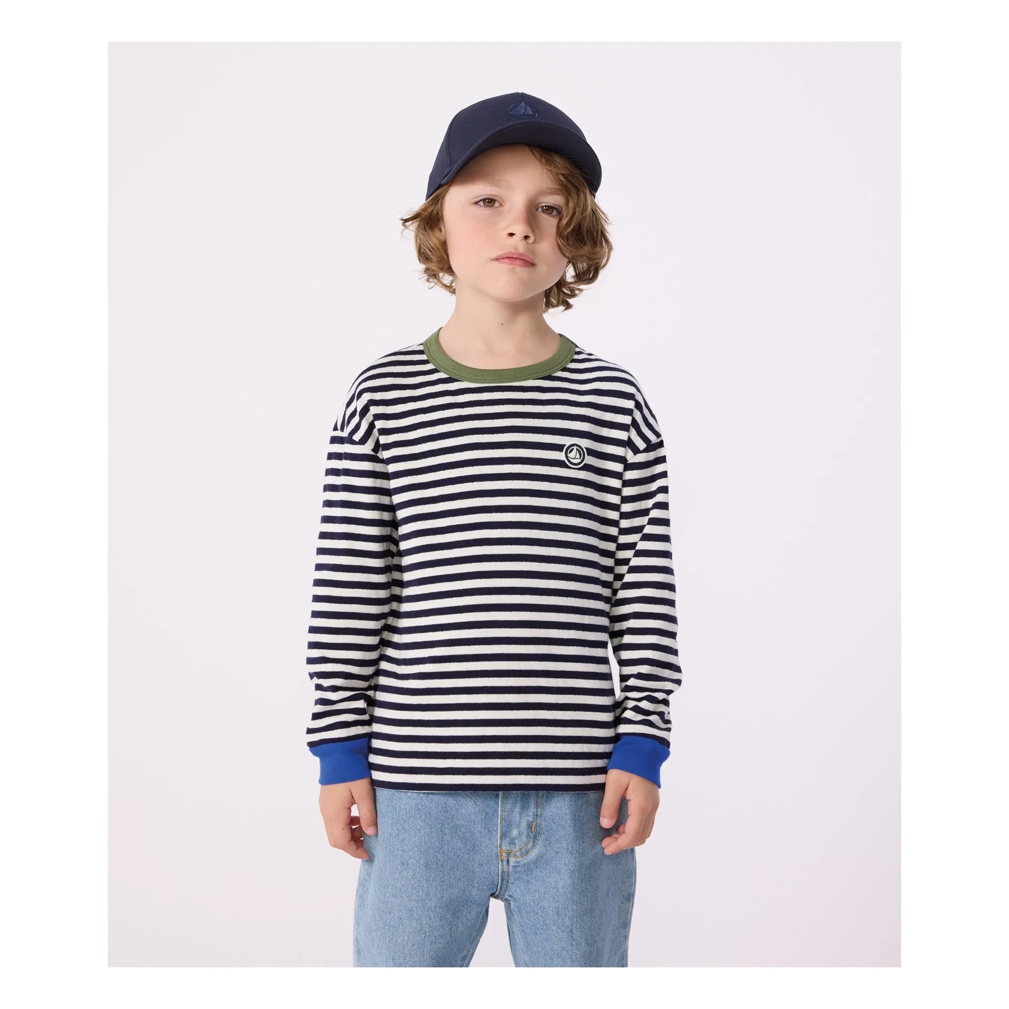 Petit Bateau - Striped T-Shirt | Blue