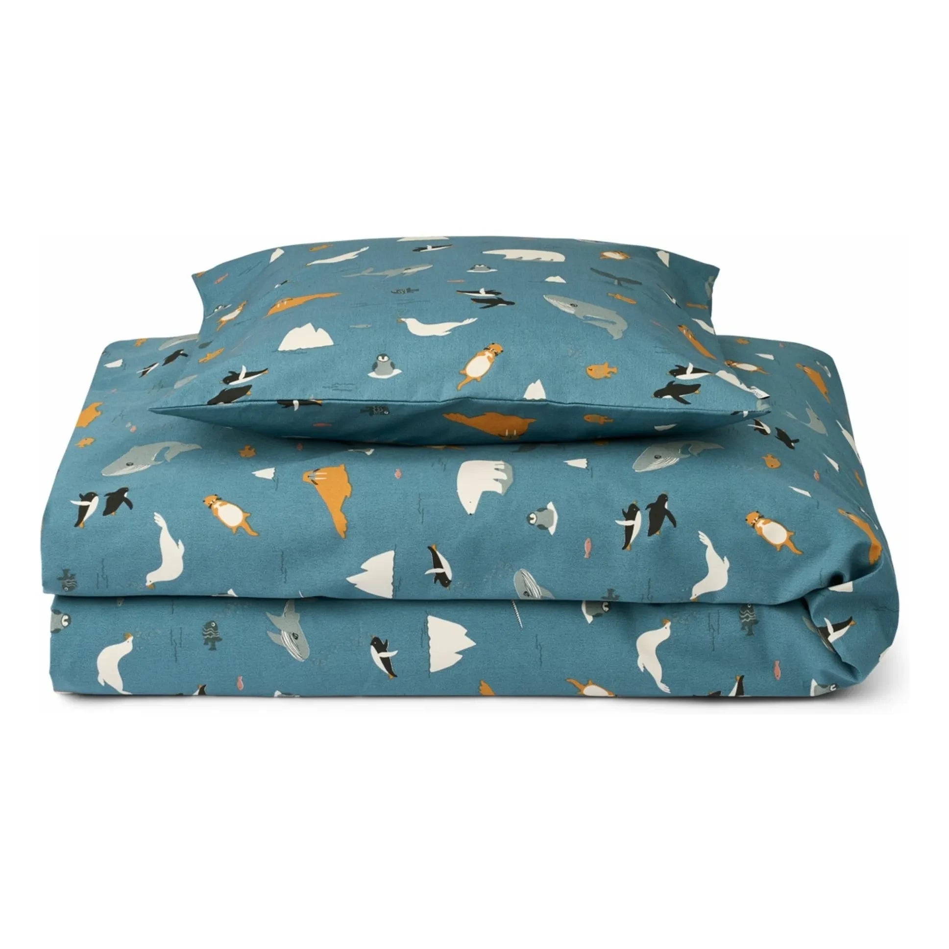 Liewood - Organic Cotton Bedding Set | Arctic Sea/Ocean View