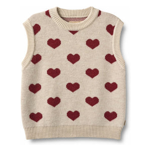 Wheat - Gaby Knitted Merino Wool Sweater | Beige