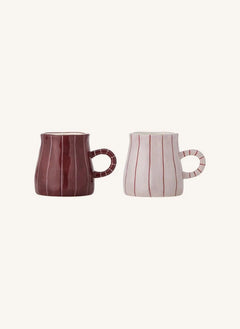 Bloomingville - Shirly Stoneware Mugs - Set of 2