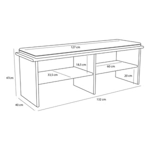 Hübsch - Layer Oak Bench