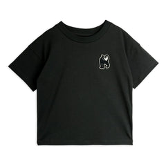 Mini Rodini - Panther organik pamuk T-shirt | Siyah