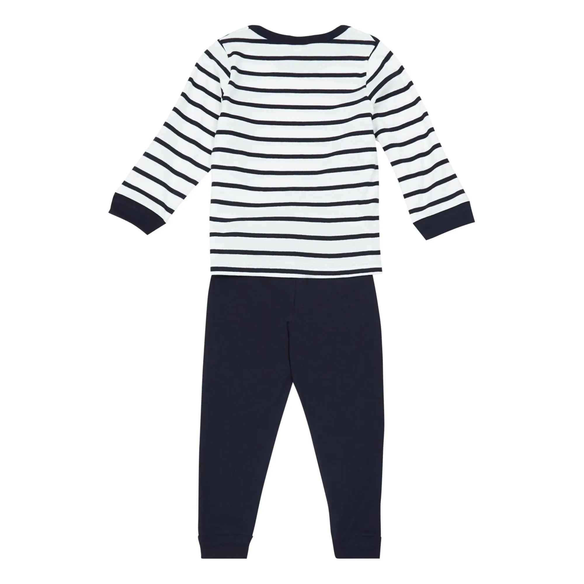 Petit Bateau - Trexo Çizgili Pijama Takımı | Lacivert