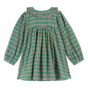 Emile et Ida - Carreaux Dress | Green
