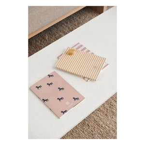 Liewood - A4 Jae Notebook | Striped Tuscany Rose/Sandy