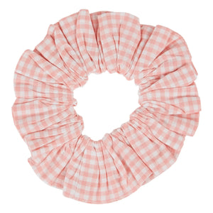 Emile et Ida - Vichy Hair Ties Organic Cotton | Pink