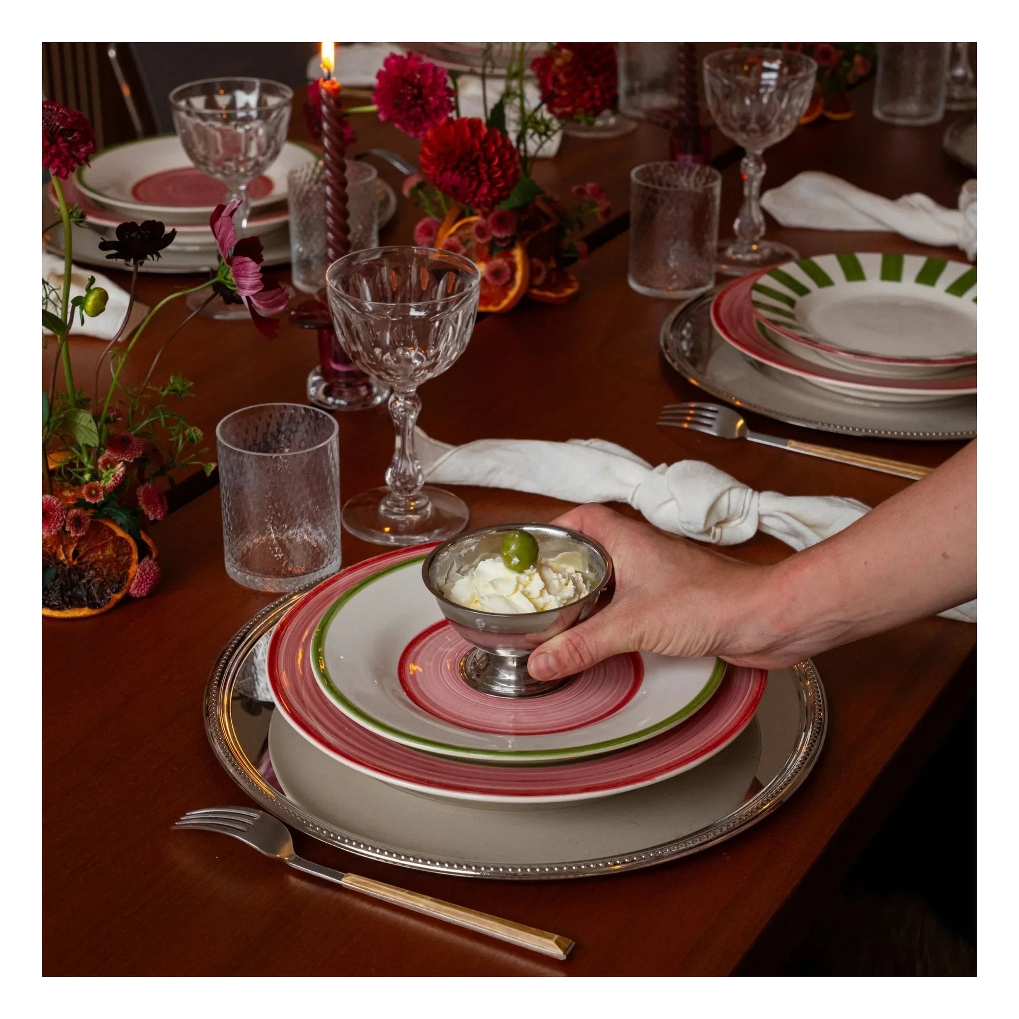 Denise - Dakota Plate 22 cm | Pink