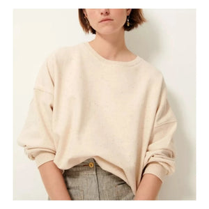 Sessùn - Oversized Chebbi Sweatshirt | Ecru