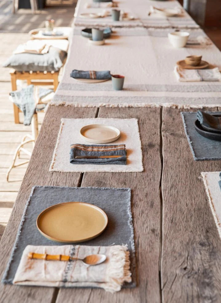 Libeco - Pacific American Napkin | Charcoal Grey