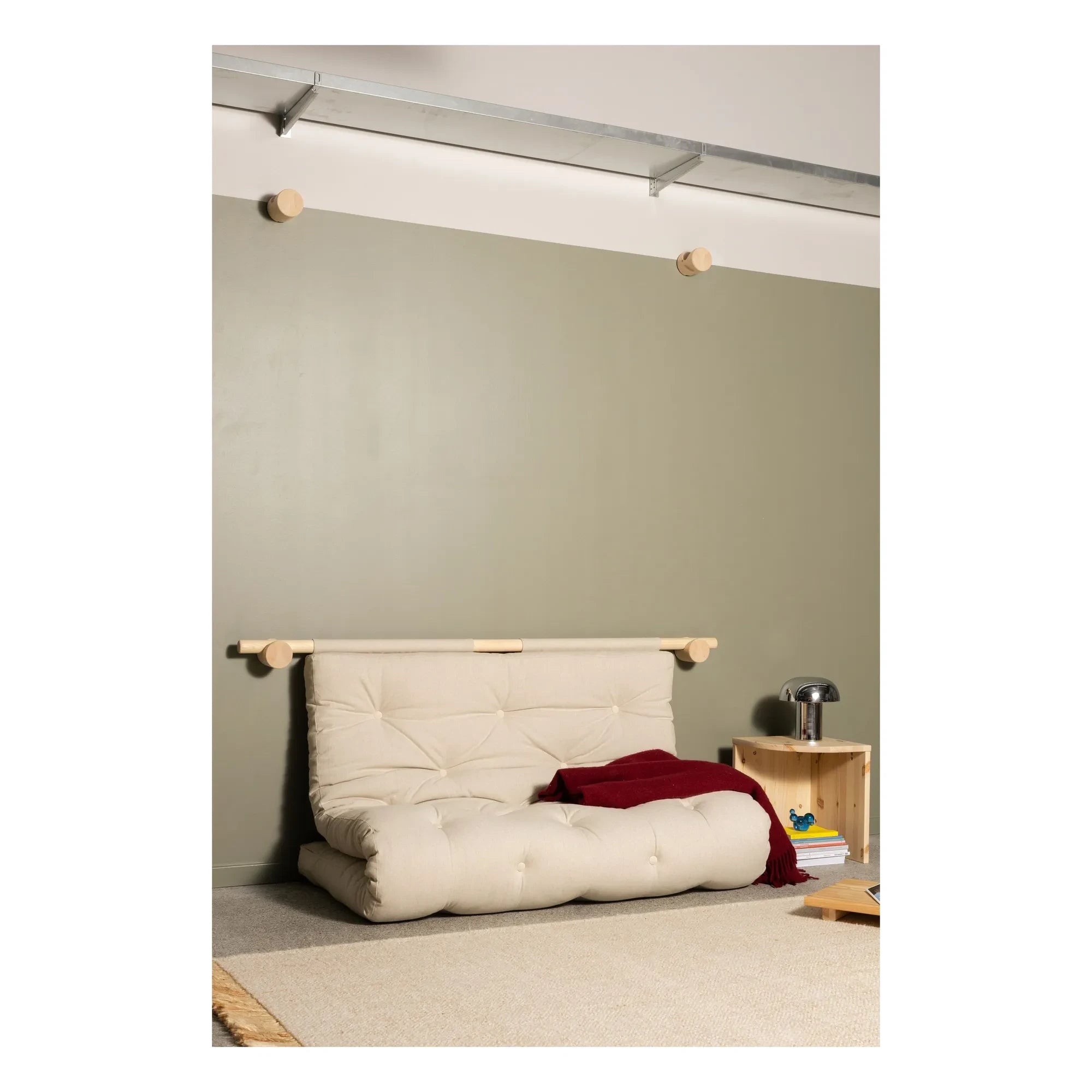 Karup Design - Wall-mounted Bedside Shelf 135x200 cm | Cream