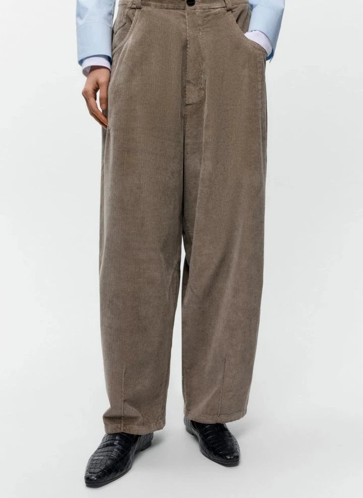 Cordera - Velvet Cotton Jeans | Sage