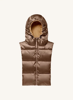 Fudoon - Reversible Hooded Padded Jacket | Bronze