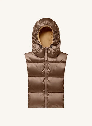Fudoon - Reversible Hooded Padded Jacket | Bronze