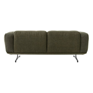 & Tradition - Inland AV22 2-Seater Sofa, Black Base | Haki