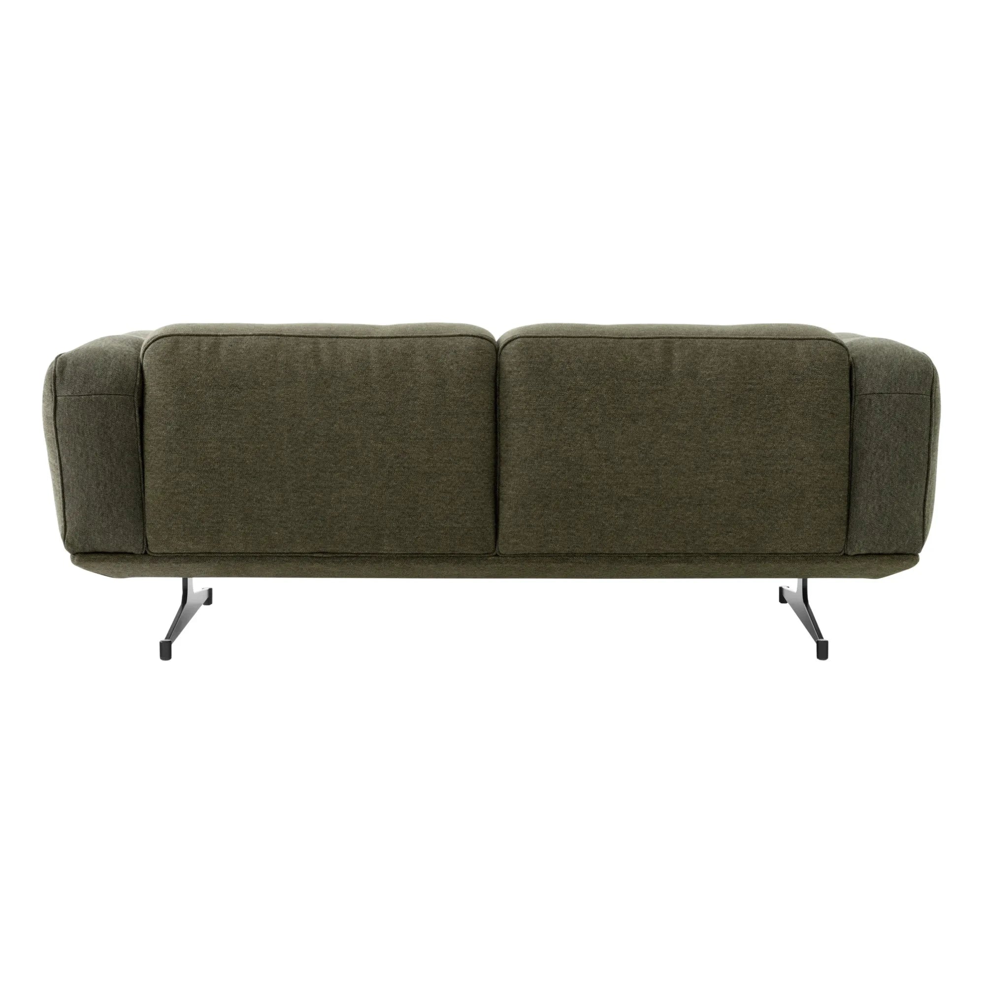 & Tradition - Inland AV22 2-Seater Sofa, Black Base | Haki