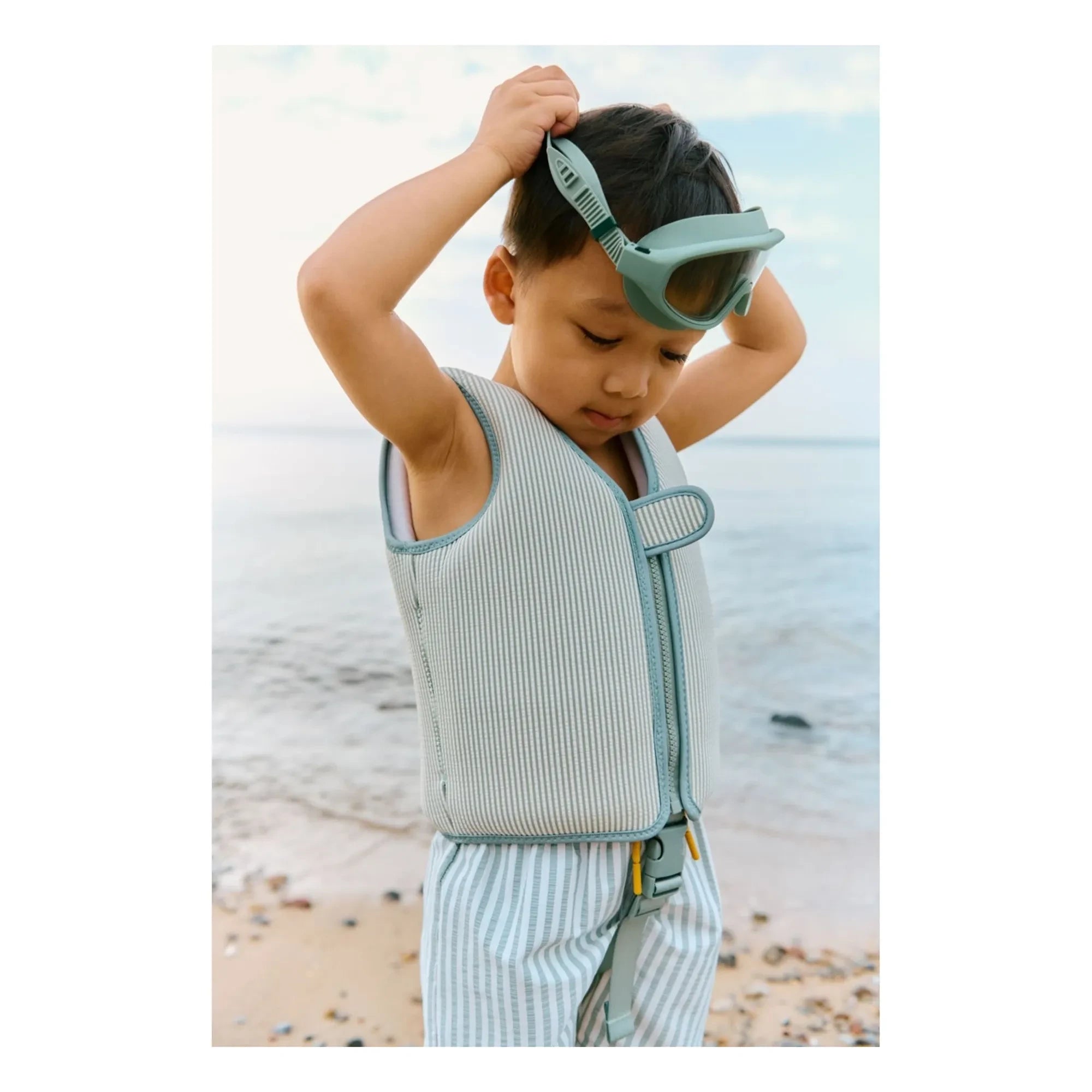 Liewood - Dove Swimsuit Vest | Sandy/Peppermint