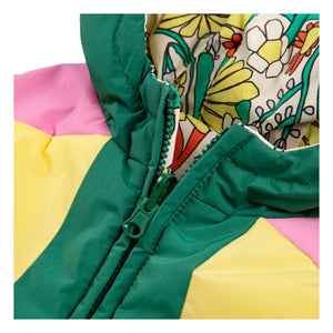 Bobo Choses - Color Block Recycled Fiber Reversible Baby Jacket | Yellow