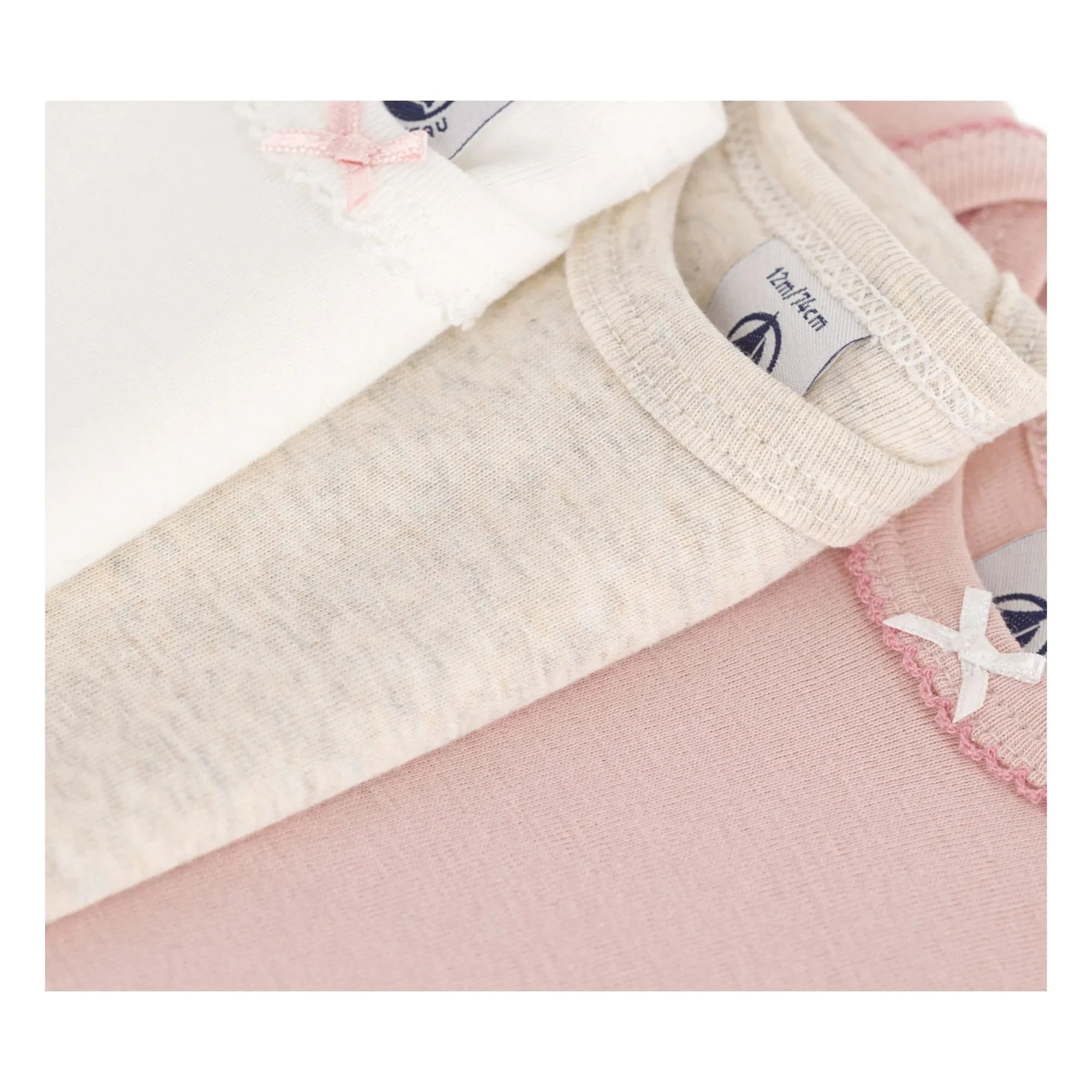 Petit Bateau - 3-Piece Body Set | Pink