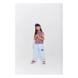 Wynken - Fleurie Denim Sleeveless Jacket | Blue