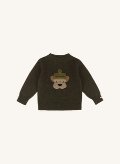 Donsje - Denn Dog Merino Wool Sweater | Dark Green