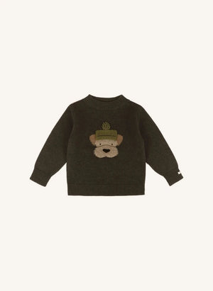 Donsje - Denn Dog Merino Wool Sweater | Dark Green