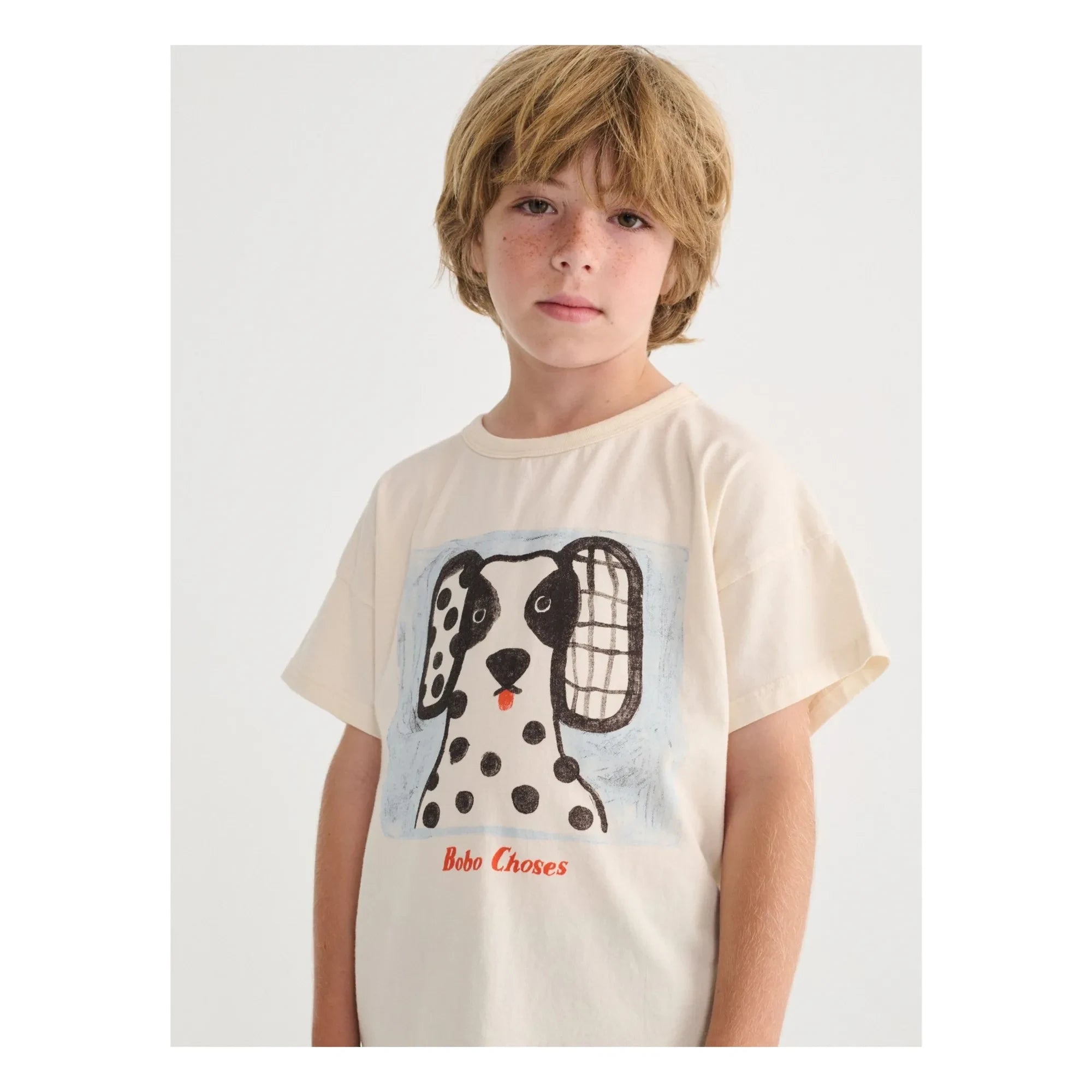 Bobo Choses - Dalmatian Organic Cotton T-shirt | Off-white