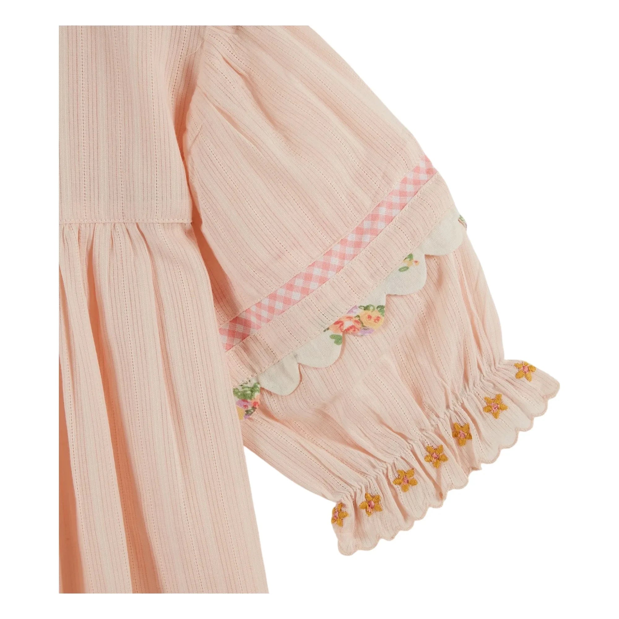 Emile et Ida - Floral Embroidered Blouse | Cream