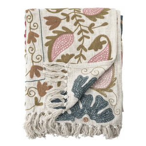 Bloomingville - Ceva Cotton Blanket | Pink