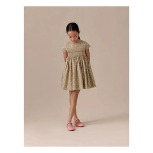 Bonpoint - Duchesse Liberty Organic Cotton Dress | Green