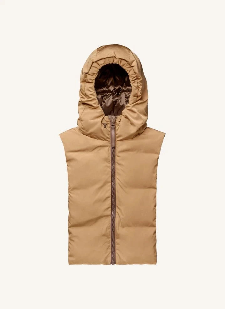 Fudoon - Reversible Hooded Padded Jacket | Bronze