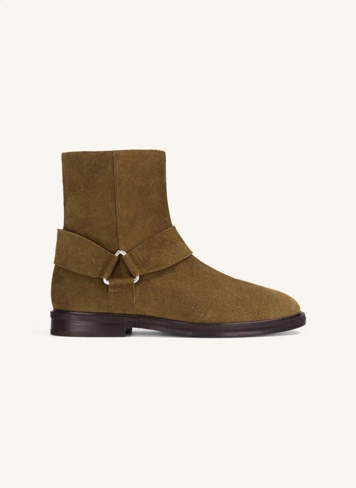 Socque Paris - Suede Dust Boots | Khaki