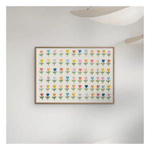 Poster and Frame - 72 Flowers Poster