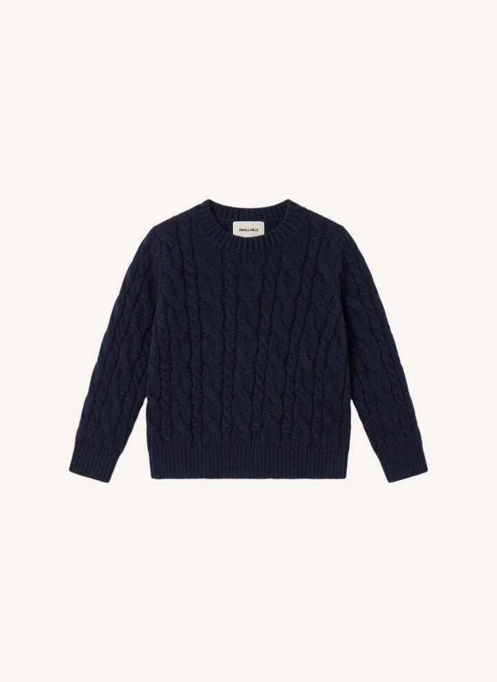 Smallable Woman - Marguerite Wool Sweater | Blue Black